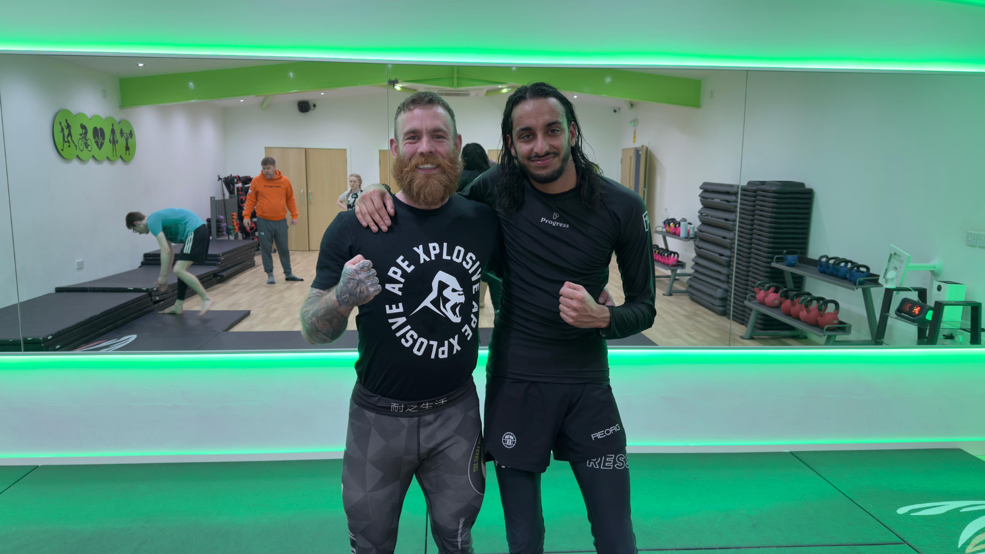 Jake Bingham coaching a student